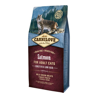 Carnilove Cat Salmon Adult Sensitive & Long hair