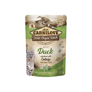 Carnilove Cat Pouch Duck enriched with Catnip 85 g