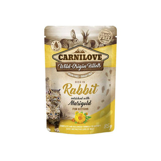 Carnilove Cat Pouch Rabbit with Marigold Kitten 85g