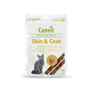 Canvit Health Care Cat Snack Skin & Coat 100 g