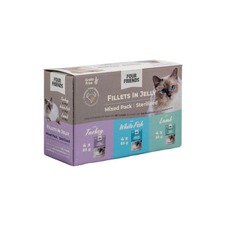 FourFriends Cat Sterilized in Jelly Mix 12-pack