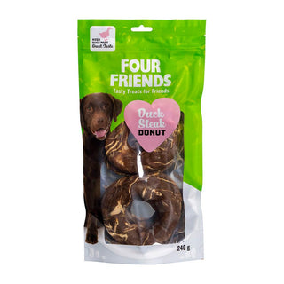 FourFriends Dog Duck Steak Donut 2-pack