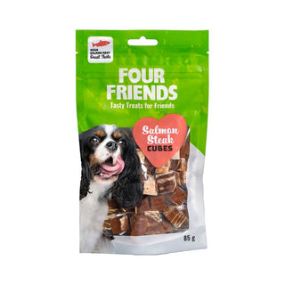 FourFriends Dog Salmon Steak Cubes