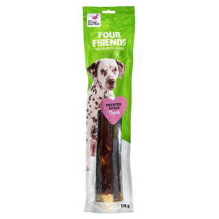 FourFriends Dog Twisted Stick Duck 40cm 1st