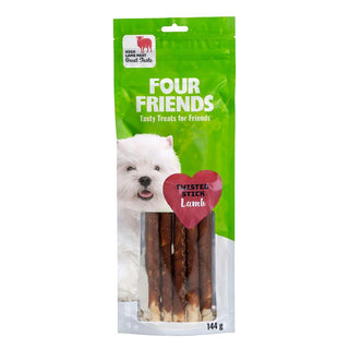 FourFriends Dog Twisted Stick Lamb 25cm 5st