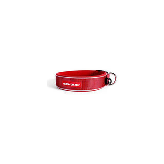 Ezydog Halsband Neopren Reflex - Röd