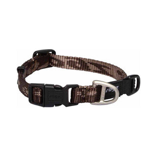 Rogz Alpinist Halsband - Brun S/M/L/XL