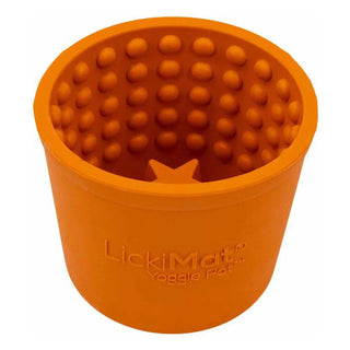 Hundskål Lickimat Yoggie Pot Orange