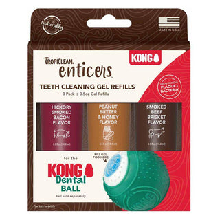 Kong/Tropiclean Refill For Dental Ball 3-Pack