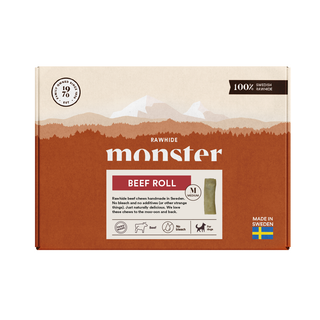 Monster Raw Beef Roll Medium Box 11 st