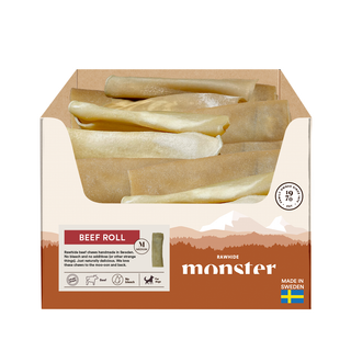 Monster Raw Beef Roll Medium Bulk 40 st