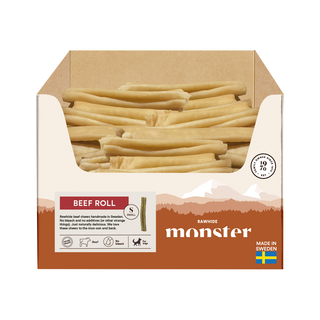 Monster Raw Beef Roll Small Bulk 100 st