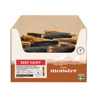 Monster Raw Beef Hairy M Bulk 30 st