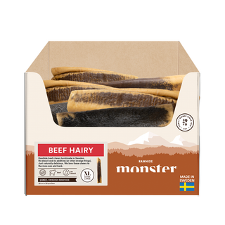 Monster Raw Beef Hairy XL Bulk 20 st