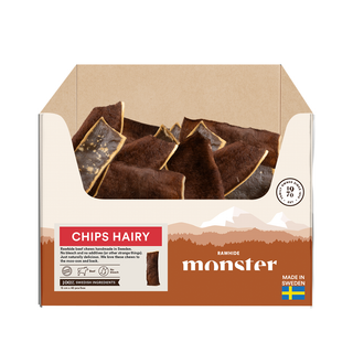 Monster Raw Beef Chips Hairy Bulk 40 st