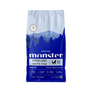 Monster Dog Grain Free Sterilized White Fish