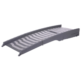 Ramp Petwalk, hopfällbar, 39 ×150 cm, plast, grå, upp till 25 kg