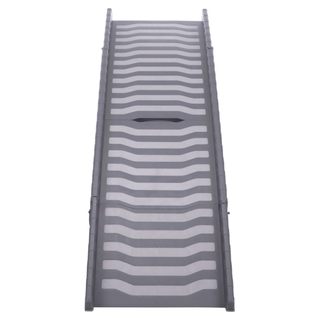 Ramp Petwalk, hopfällbar, 39 ×150 cm, plast, grå, upp till 25 kg