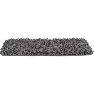 Handduk m handfickor, mikrofiber, 78 × 32 cm, grå