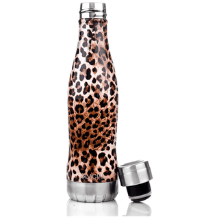 Termoflaska 400 ml, rostfri, leopard