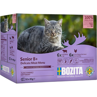 Bozita katt senior sås Multibox 12x85g / 1.02 kg