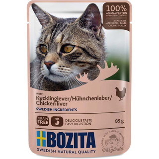 Bozita katt Kycklinglever i gelé 85g