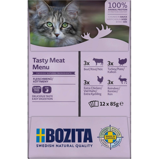 Bozita Katt  Multibox 12x85 g Kött i sås / 1.02kg