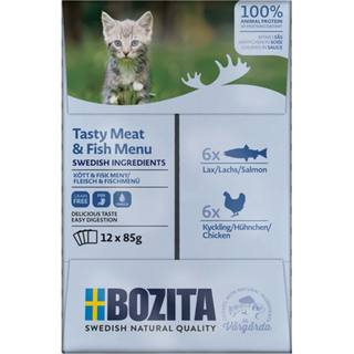 Bozita Kitten Multibox 12x85 g  i sås / 1.02kg