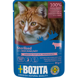 Bozita S Multibox 12x85g Köttmeny i gelé Nöt Kalkon /1.02 kg