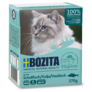 Bozita Katt Tetra Bitar i gelé Kolja 370 g