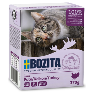 Bozita Katt Tetra Bitar i gelé Kalkon 370 g