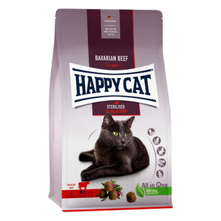 HappyCat Adult sterilised, nötkött, 10 kg