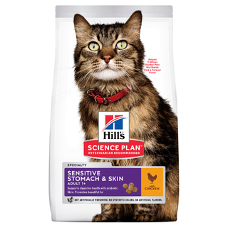 Hills Feline Adult Sen.Stomach & Skin Chicken 7kg