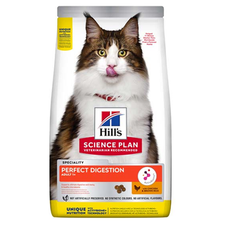 Hills Feline Adult Perf. Dig. Chicken & Br-Rice 1.5kg