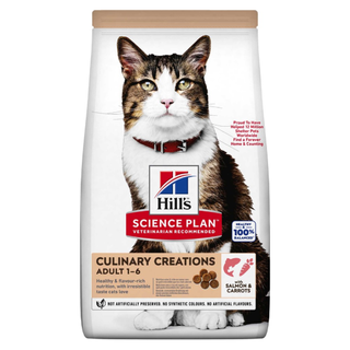 Hills Feline Adult Culinary Cre. Salmon & Carrots 1.5kg