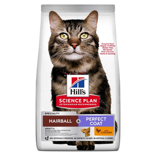 Hills Feline Adult Hairball & Perf. Coat Chicken 7kg