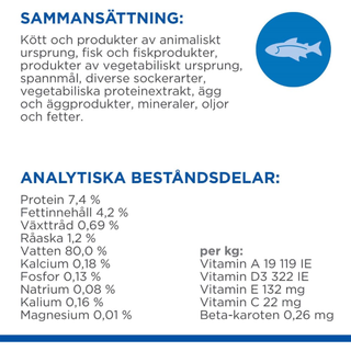 Hills Feline Mature Chicken & Ocean Fish 12x85g