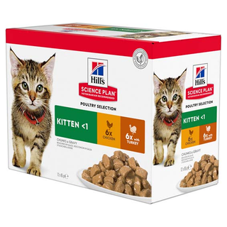 Hills Kitten Chicken & Turkey 12x85g