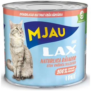 Mjau våt lax 635g