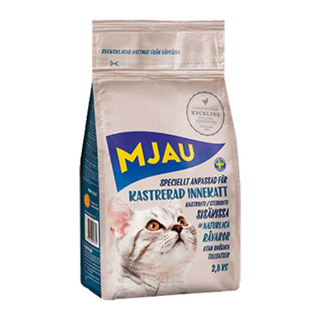 Mjau Kastrerad innekatt 2,8 kg