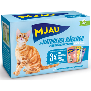 Mjau kött&fisk gelé multipack 12*85g