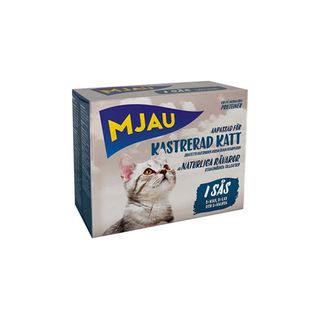 Mjau kastrerad i sås multibox 8*85g