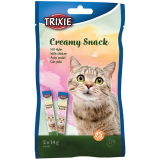 Creamy Snacks Katt med kyckling, 5 × 14g x6