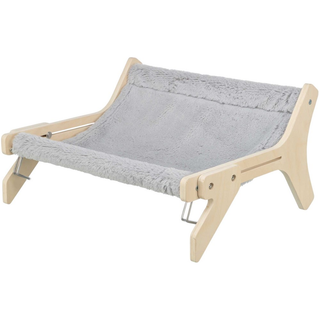 Hammock, trä obehandlad, 47 x 24 x 38 cm, grå