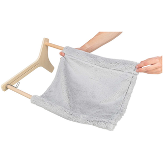 Hammock, trä obehandlad, 47 x 24 x 38 cm, grå