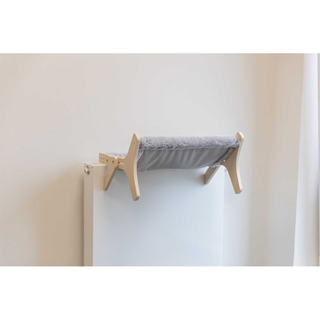 Hammock, trä obehandlad, 47 x 24 x 38 cm, grå