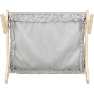 Hammock, trä obehandlad, 47 x 24 x 38 cm, grå
