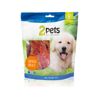 2pets Dogsnack Chicken Breast, 5 x 350 g