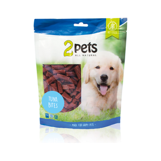 2pets Dogsnack Tuna Bites, 5 x 400 g