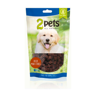 2pets Dogsnack Deer MiniCubes, 6 x 100 g